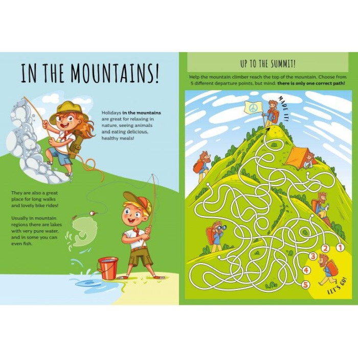 Carte de activitati cu abtibilduri - In vacanta [4]