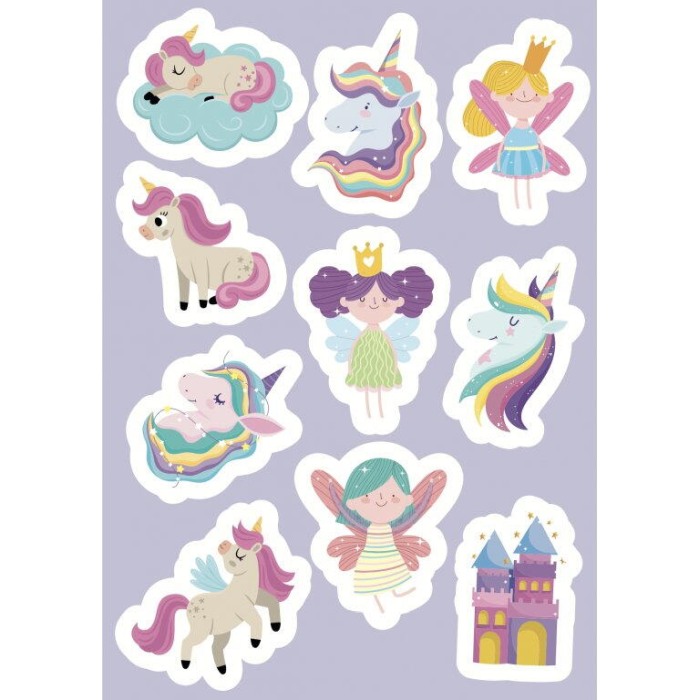 Carte de activitati cu abtibilduri - Unicorni magici [5]