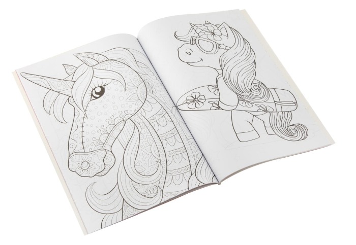 Carte de colorat cu activitati - Unicorn [2]