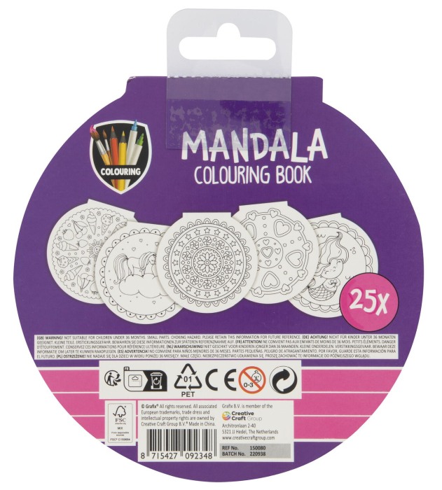 Carte de colorat - Mandale (mov) [2]
