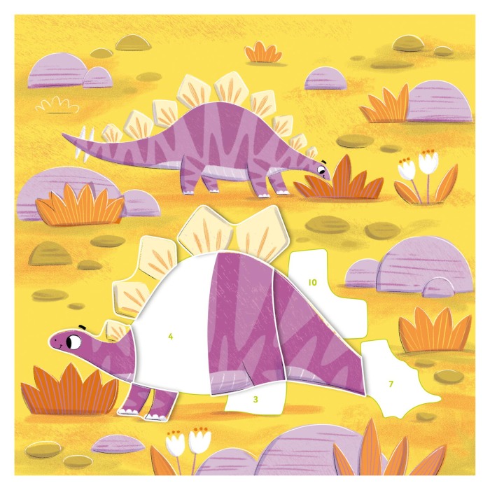 Cartea mea cu stickere -  Dinozauri prietenosi [2]