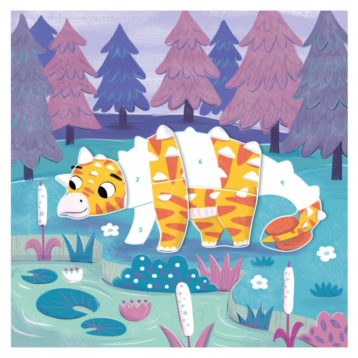 Cartea mea cu stickere -  Dinozauri prietenosi [3]