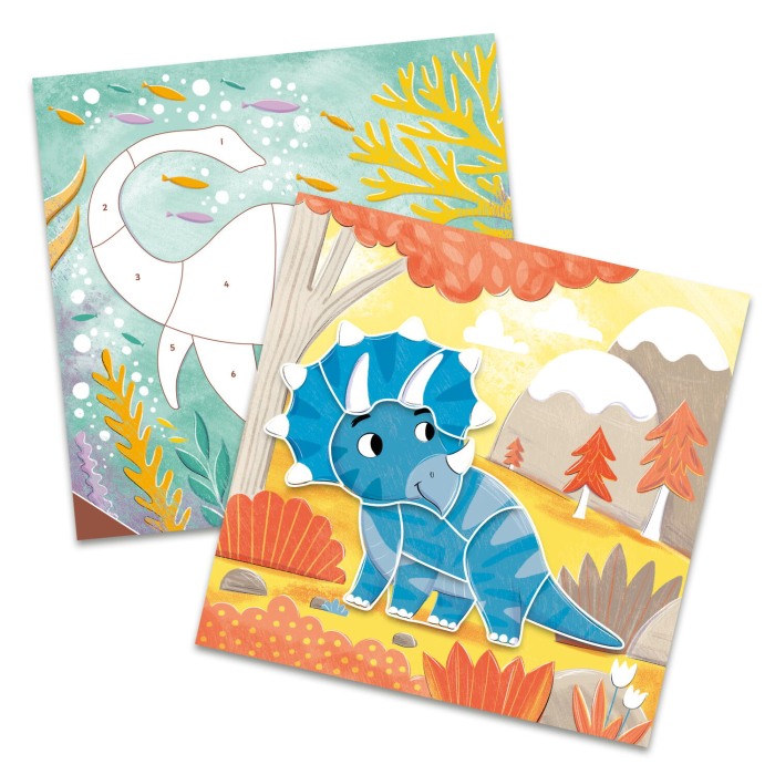 Cartea mea cu stickere -  Dinozauri prietenosi [6]