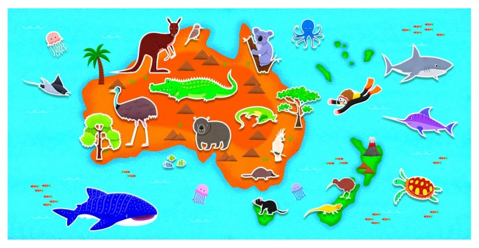 Cartea mea cu stickere - Harta [3]