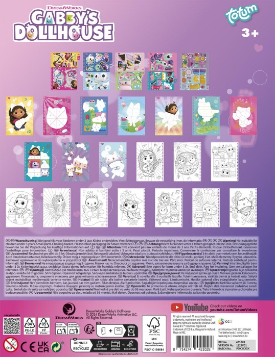 Carticica cu activitati si abtibilduri - Gabbys Dollhouse [2]