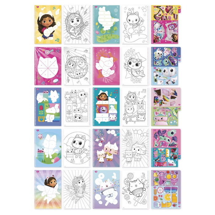 Carticica cu activitati si abtibilduri - Gabbys Dollhouse [3]