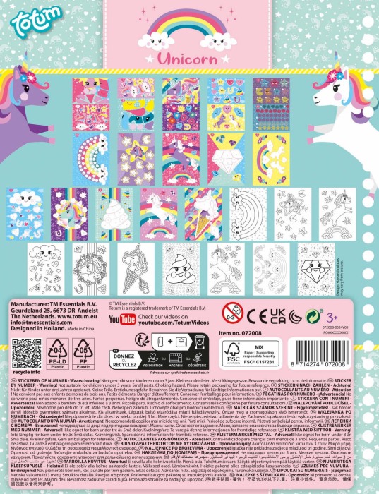 Carticica cu activitati si abtibilduri - Unicorn [7]