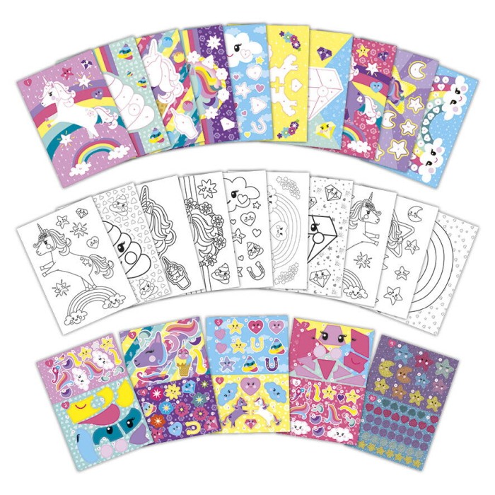 Carticica cu activitati si abtibilduri - Unicorn [6]