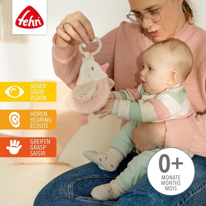 Carticica din plus pentru bebelusi - Pasare pastel [2]