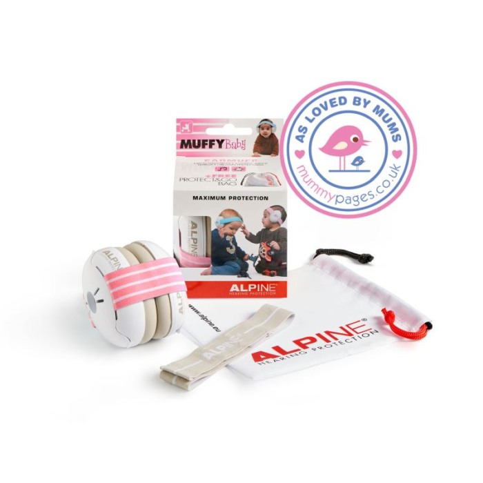 Casti antifonice pentru bebelusi ALPINE Muffy Baby Pink ALP24951 [4]