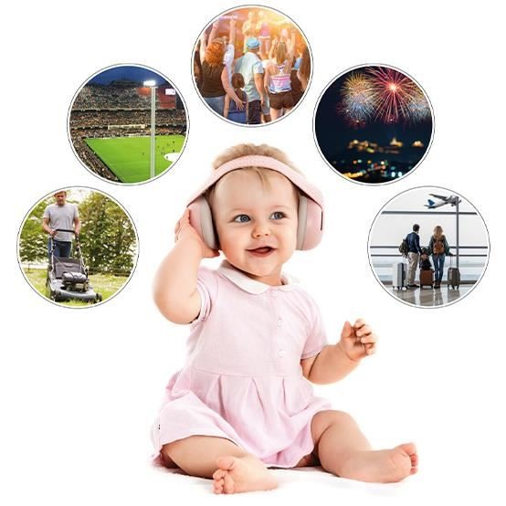 Casti antifonice pentru bebelusi REER SilentGuard Baby Girl 53074 [5]