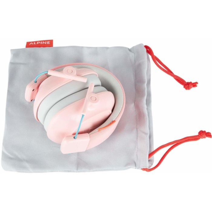 Casti antifonice pliabile pentru copii 5-16 ani, ofera protectie auditiva, SNR 25, roz, ALPINE Muffy Kids Pink ALP26481 [3]