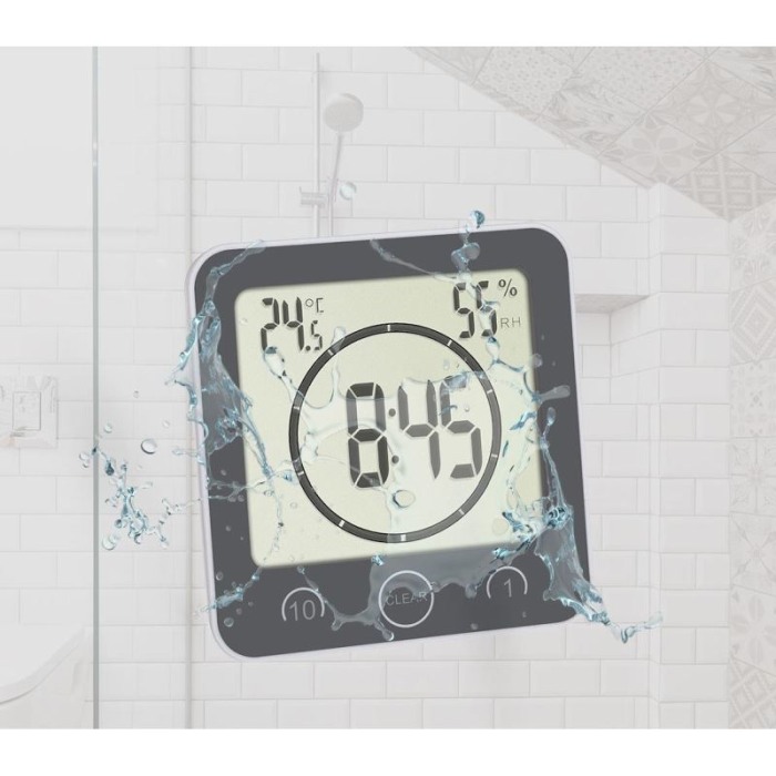 Ceas digital cu timer si termohigrometru pentru bucatarie si baie TFA 60.4001.10 [6]