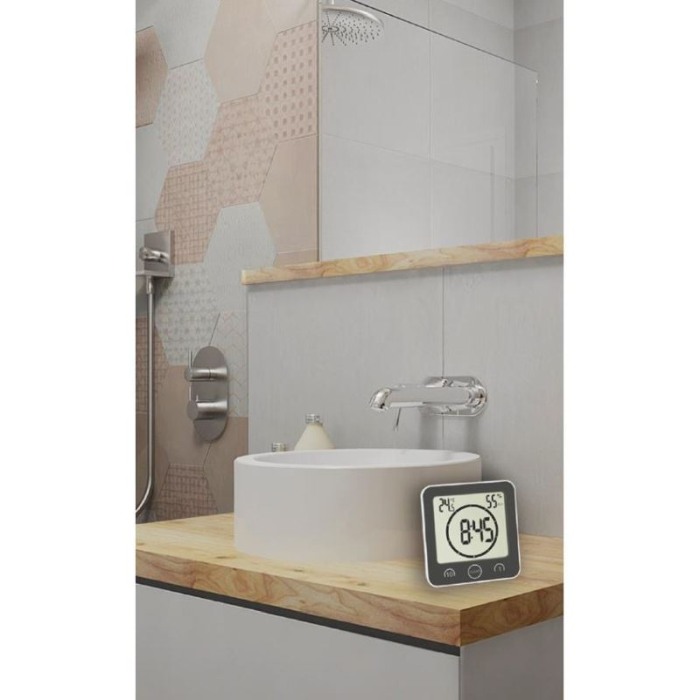 Ceas digital cu timer si termohigrometru pentru bucatarie si baie TFA 60.4001.10 [4]