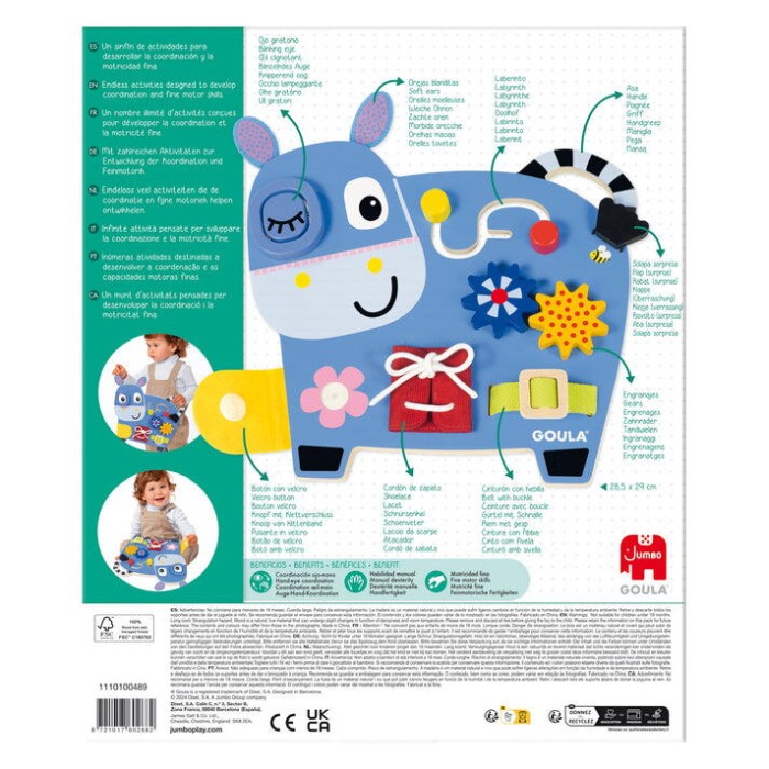 Centru de activitati din lemn - Magarus vesel [3]