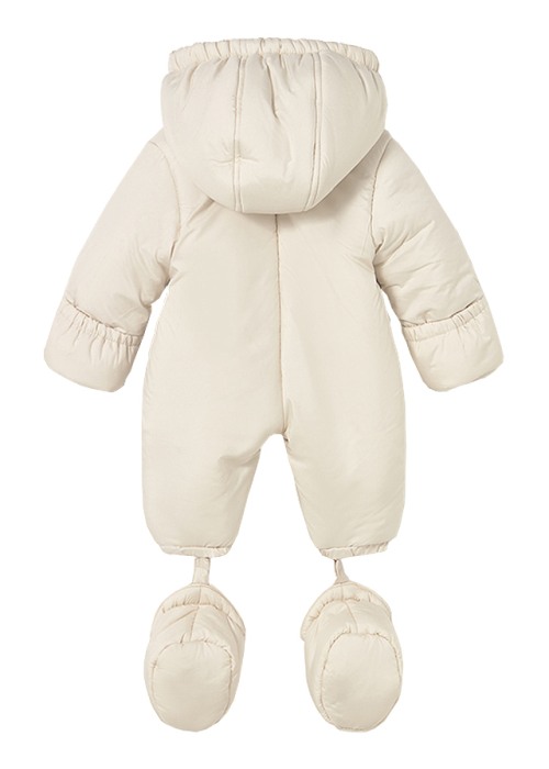 Combinezon cu gluga si botosi - bej - Mayoral [3]