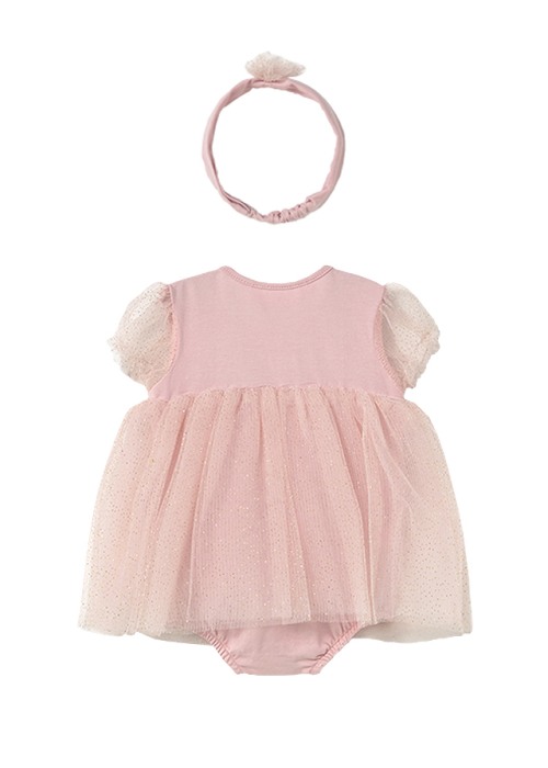 Costumas (rochita) cu tul + diadema - Mayoral  2-4 luni [2]