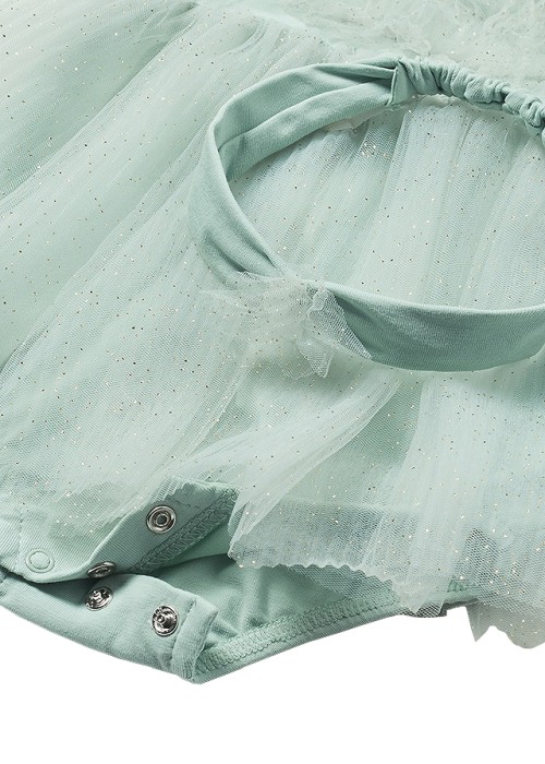 Costumas (rochita) cu tul + diadema - vernil - Mayoral  2-4 luni [3]