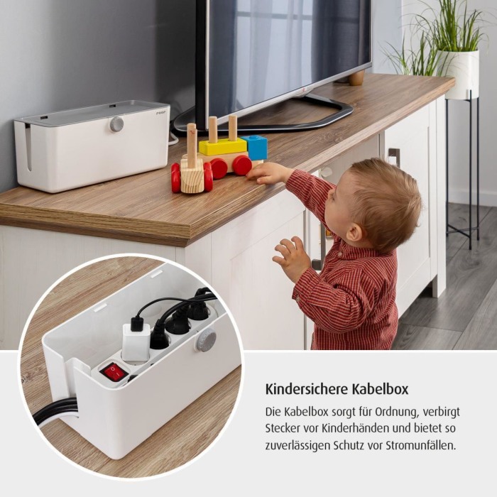 Cutie protectie cabluri, stechere si prelungitoare, Reer CableGuard 78020 [9]