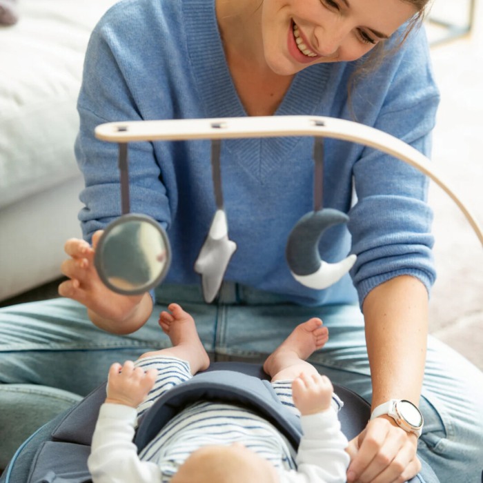 Doomoo - Bara din lemn cu jucarii pentru sezlongul Seatn Swing [6]