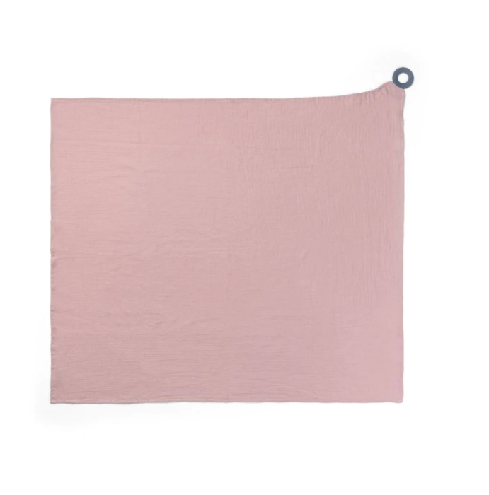 Doomoo - Esarfa pentru alaptat multifunctionala din bumbac organic Momâ€™n Play Pink [5]