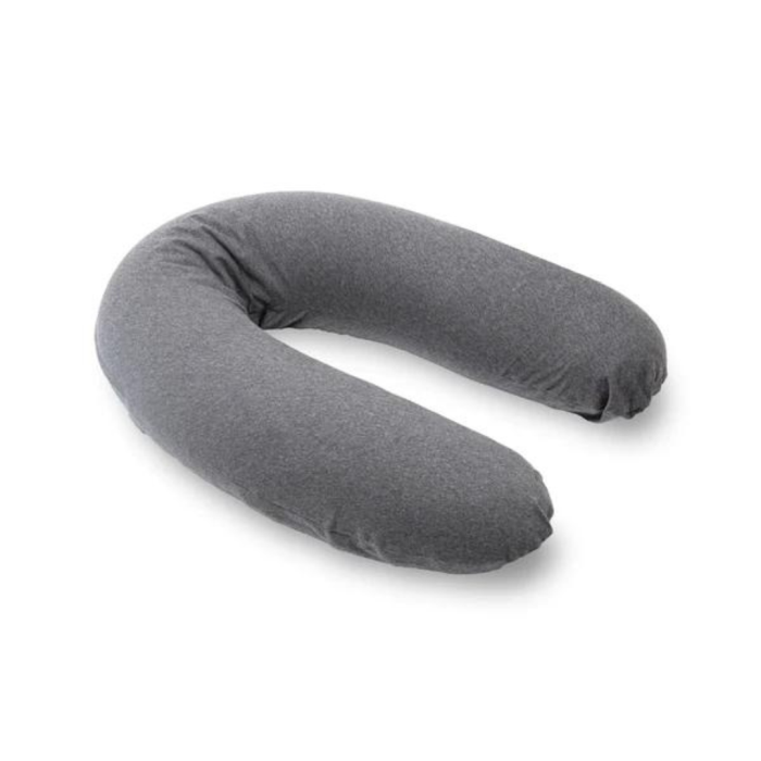 Doomoo - Perna mare pentru gravide si bebelusi 3 in 1, bumbac organic Buddy Chine Anthracite [4]