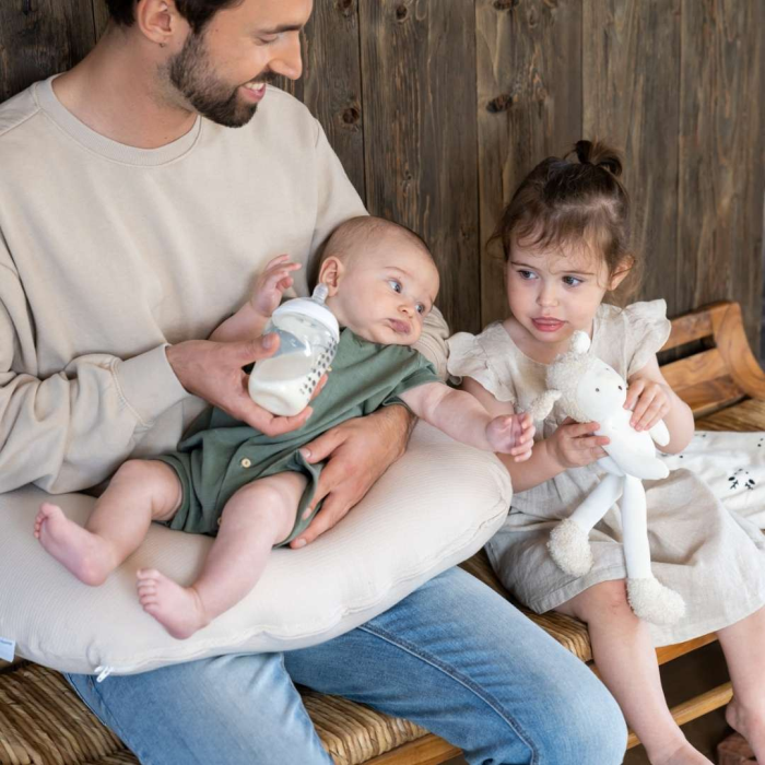 Doomoo - Perna pentru alaptat 2 in 1 Softy Tetra Jersay Sand [5]