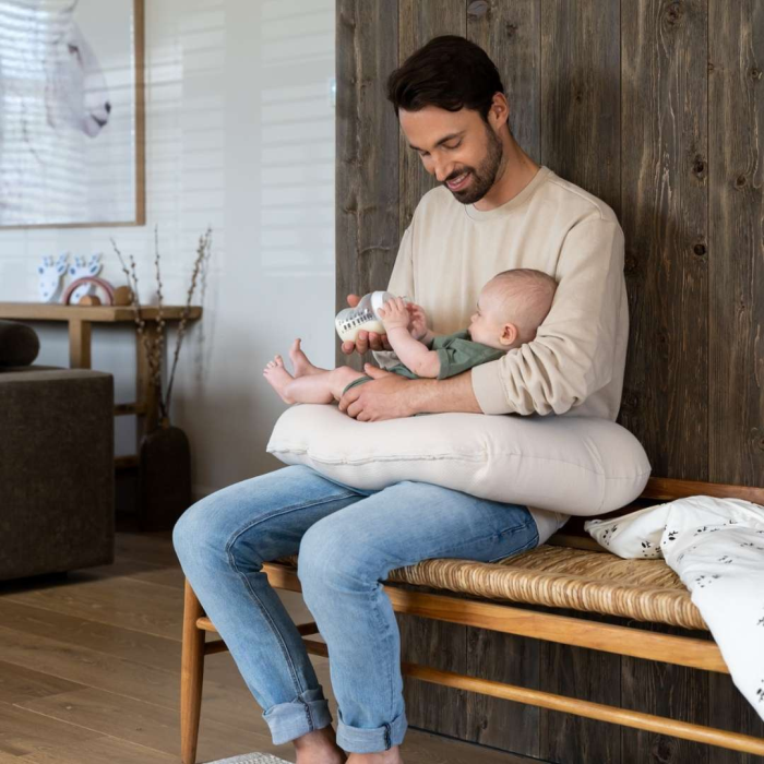 Doomoo - Perna pentru alaptat 2 in 1 Softy Tetra Jersay Sand [4]