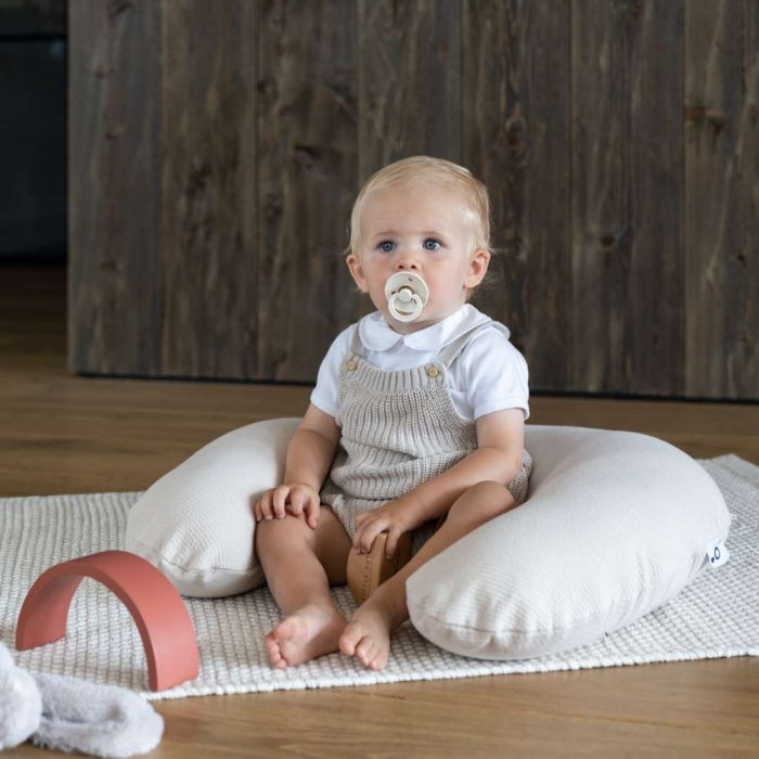 Doomoo - Perna pentru alaptat 2 in 1 Softy Tetra Jersay Sand [7]
