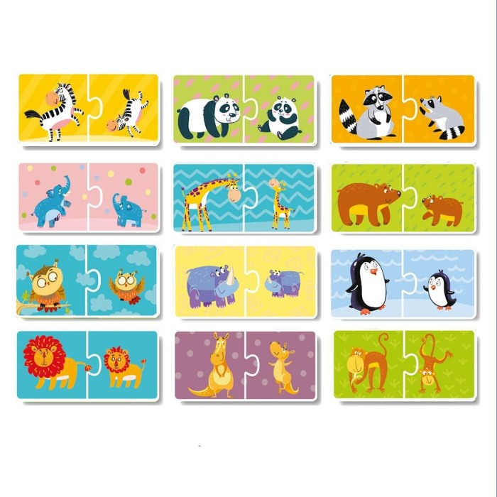 Duo Puzzle - Mama si puiul (2 piese) [2]