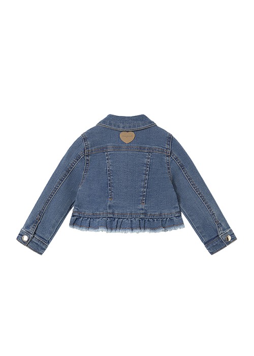 Geaca blugi - albastru - volane - Mayoral  4 ani [3]