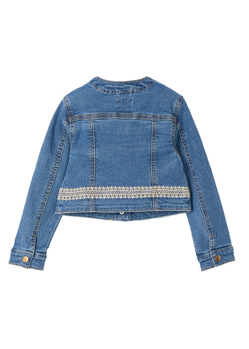 Geaca blugi - bleumarin - funda - Mayoral 7 ani [3]