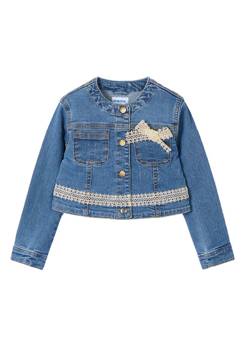 Geaca blugi - bleumarin - funda - Mayoral 7 ani [2]