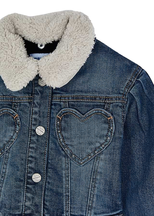 Geaca blugi cu blanita - Denim - Mayoral  5 ani [3]