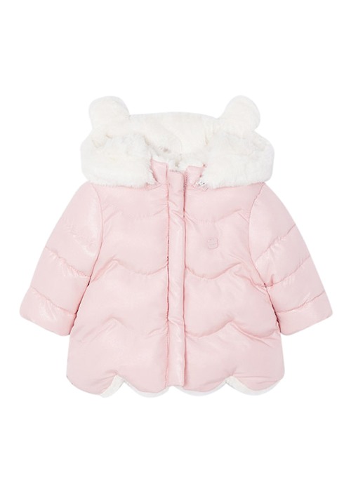 Geaca reversibila ECOFRIENDS cu blanita - Roz - Mayoral 2-4 luni [4]