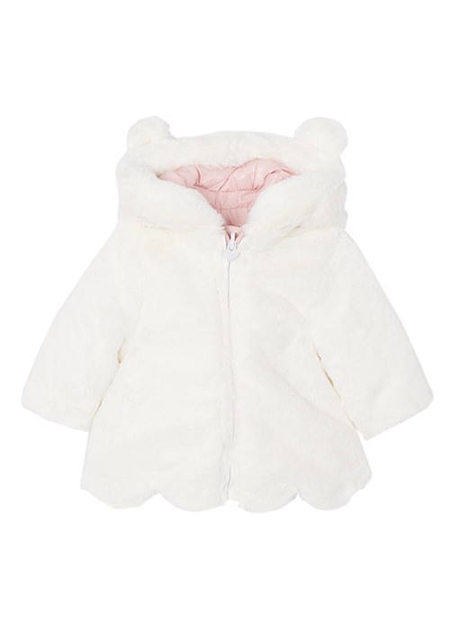Geaca reversibila ECOFRIENDS cu blanita - Roz - Mayoral 2-4 luni [2]