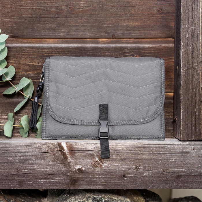 Geanta mica pentru scutece, cu aleza pentru bebelusi, din plastic reciclat, Reer Growing Changing Organiser 84091 [7]