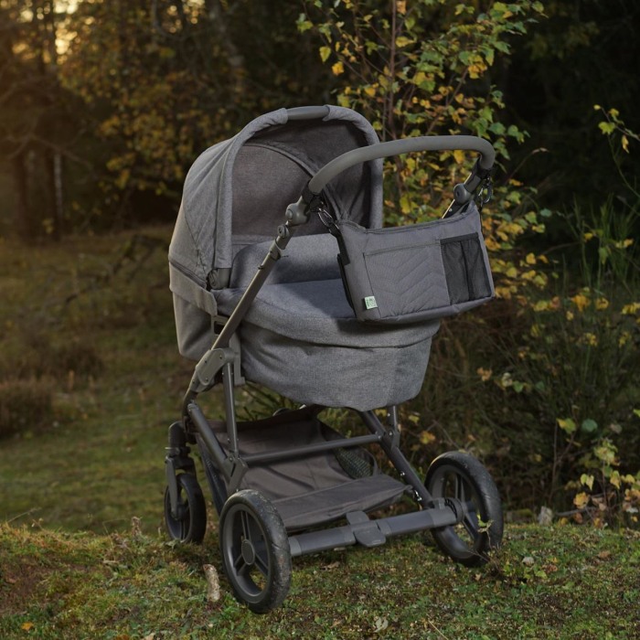 Geanta multifunctionala 2in1, cu aleza pentru schimbat scutecul bebelusului, din plastic reciclat, Reer Growing Organiser Bag 84071 [5]