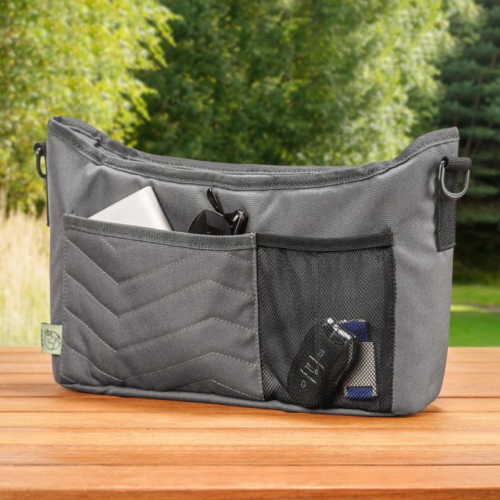 Geanta multifunctionala 2in1, cu aleza pentru schimbat scutecul bebelusului, din plastic reciclat, Reer Growing Organiser Bag 84071 [8]