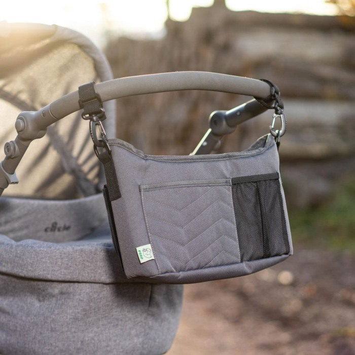 Geanta multifunctionala 2in1, cu aleza pentru schimbat scutecul bebelusului, din plastic reciclat, Reer Growing Organiser Bag 84071 [4]