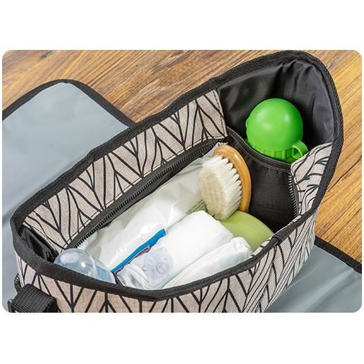 Geanta organizator cu aleza pentru schimbat scutecul bebelusului Reer Clip&Go Vario 84072 [5]