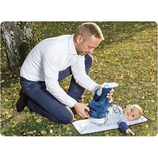 Geanta organizator cu aleza pentru schimbat scutecul bebelusului Reer Clip&Go Vario 84072 [10]