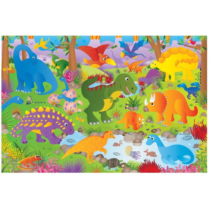 Giant Floor Puzzle: Dinozauri (30 piese) [3]