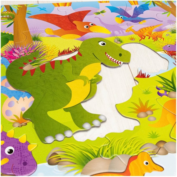 Giant Floor Puzzle: Dinozauri (30 piese) [5]