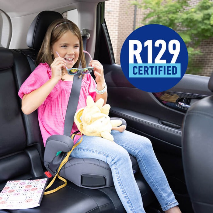 Graco - Scaun auto booster i-Size, Booster Max Iron, 137-150 cm, certificat R129 [8]