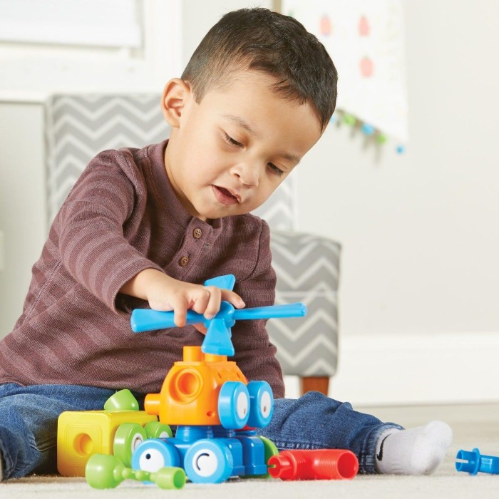 Hai sa construim - 1, 2, 3  Robotel colorat [3]