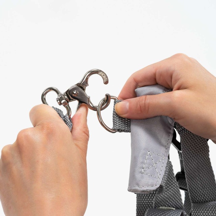 Ham de siguranta si mers pentru bebelusi, reglabil, cu frau de ghidare detasabil, Reer Travelkid Go 53132 [5]