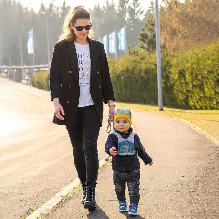 Ham de siguranta si mers pentru bebelusi, reglabil, cu frau de ghidare detasabil, Reer Travelkid Go 53132 [7]