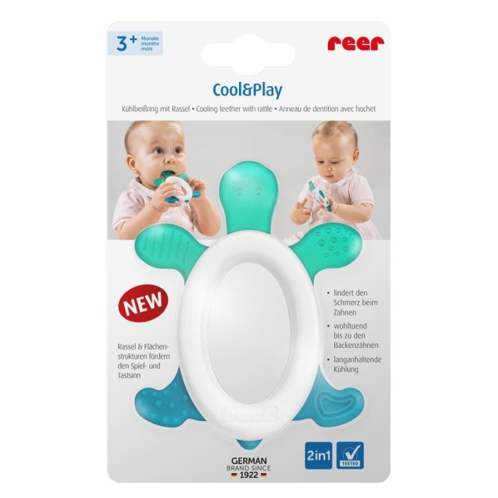 Inel pentru dentitie cu zornaitoare Cool&Play REER 79203 [3]