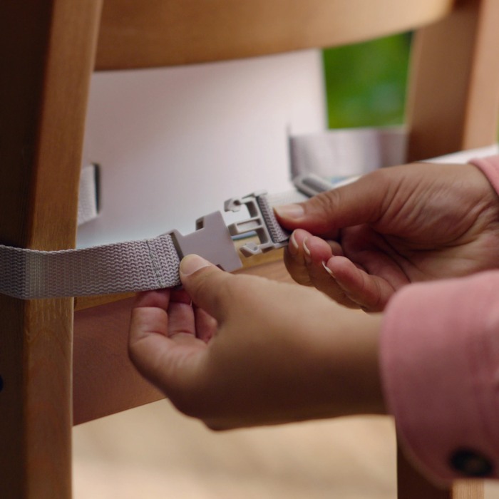 Ingenuity - Scaun de masa tip booster Simplicity Seat Easy Clean Gri [6]